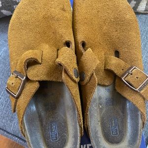 Brown soft Birkenstocks